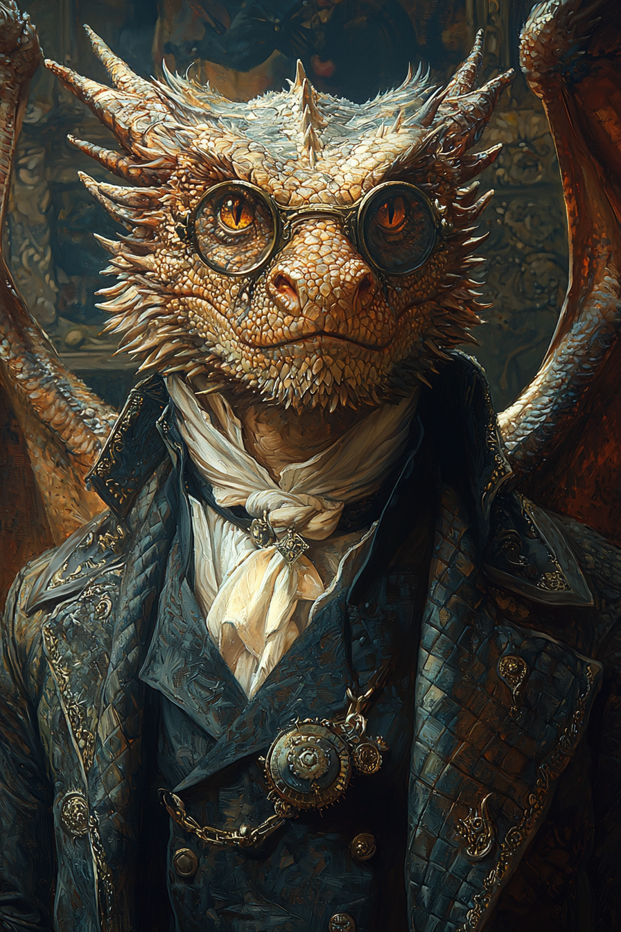 Steampunk Drache